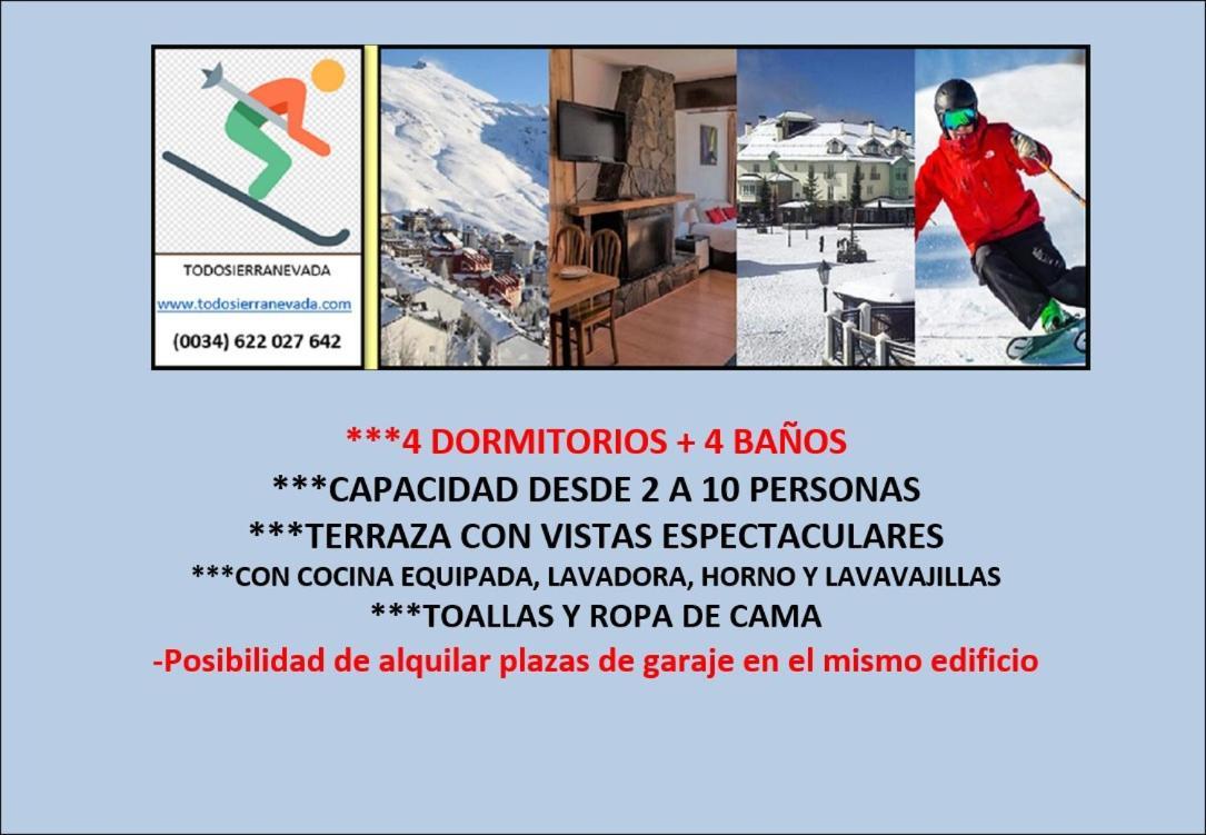 Todosierranevada - Duplex 4 Dormitorios - Vistas Espectaculares A La Montana 시에라네바다 외부 사진